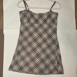 Unif Lily Plaid Dress